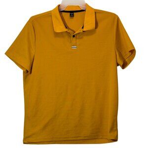 Men Mustard Short Sleeves Polo Size: XL